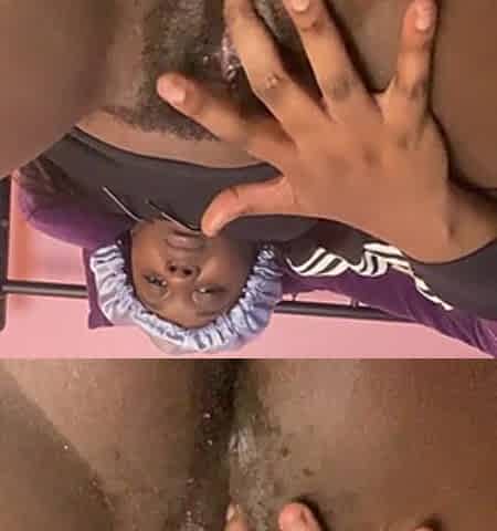 her kewl excited black ebony lascivious vagina