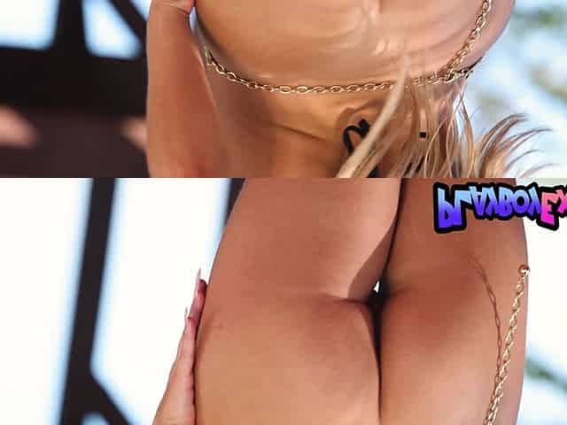 Teenie slip out of her itty bitty bikini