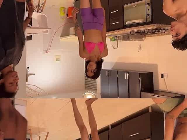 Skinny Latina Chick Seduced Her Bestie's Husband & Enjoyed His Dick Right Next To His Resting Wife