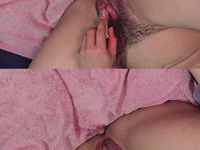 Wife masturbating