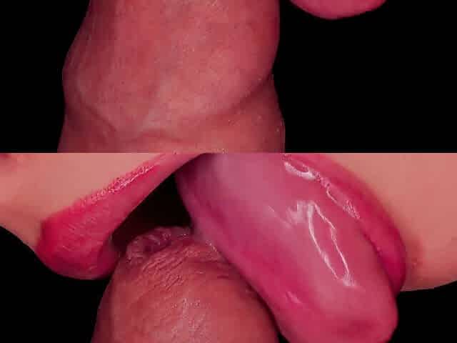 ASMR - FELLATIO - DRINK - SEXY THROAT SUCKS LARGE SHLONG - TONGUE & JIZZ FLOW - DRINKS CUM - SWALLOWS CUM - CLOSE UP - POV