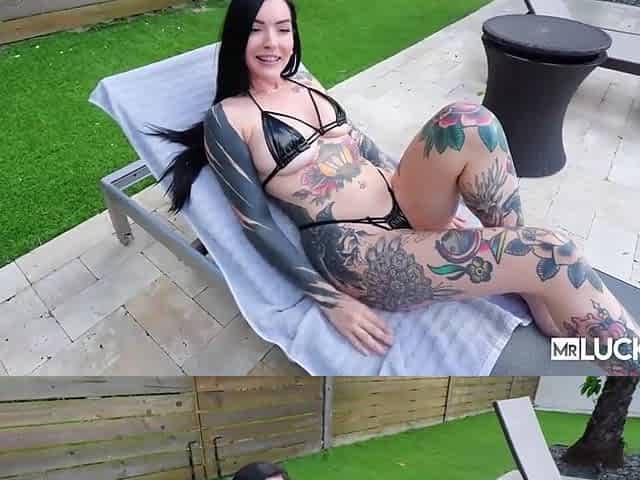 Tattooed Sweetheart Mag Numb Get Stretched And Overspread In Cum