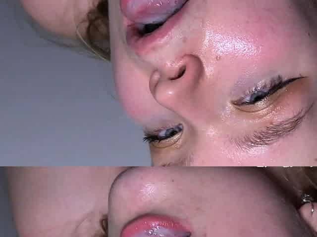 Glory hole blowjob busty amateur blonde fucking in stall