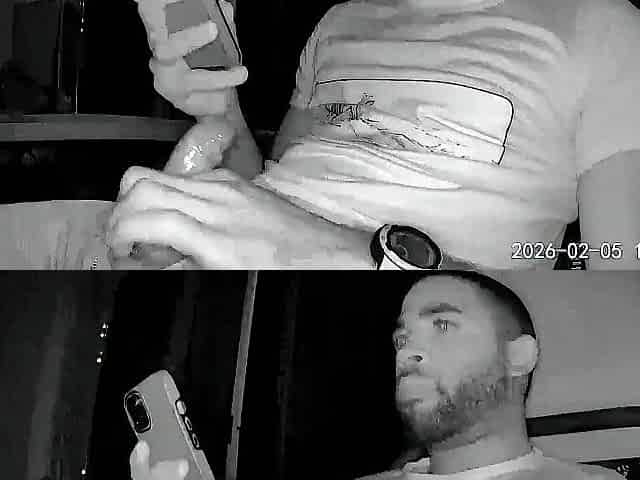 Adam Jaxx Cums Hard on His Balcony At Night! HD Night Vision