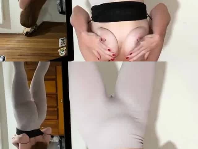 Redhead Babe Twerking for Daddy - Anal Solo Webcam Show