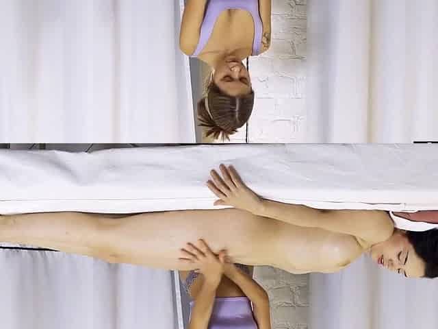 Pure First Time Oily Massage Enjoyment For Irka