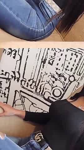 Johntronx - Unreal Amateur Asian in Tight Jeans Sucks My Dick