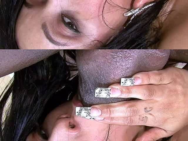 Busty amateur girlfriend blowjob with cumshot