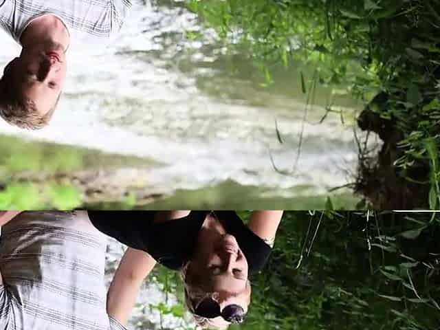 Blonde Teen Amateur Loves Cum in Nature