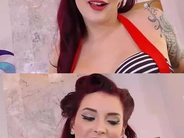 Redhead likes her audition blowjob