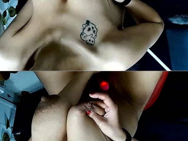 Witness raw milky passion with a beauty's sweet intimate fetish play