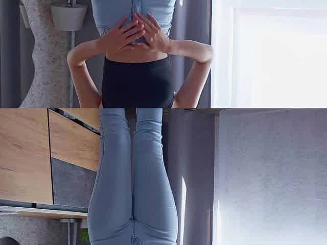 OMG I'm Peeing My Jeans! Female Desperation Pee