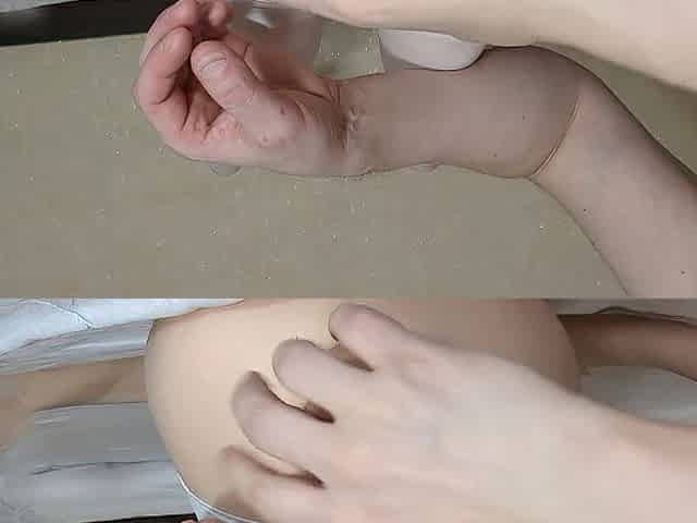 a lot of cum for the doll