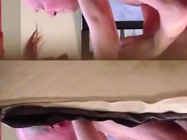 Blonde with tight pussy rides older man