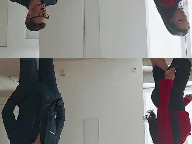 That babe shows the apartment and takes a large ITALIAN WANG in the BOOTY all the way