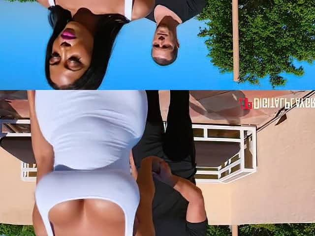 Black Round Ass Warmup