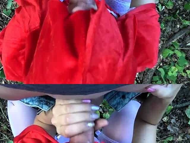 Red Riding Hood's Hardcore Public Adventure