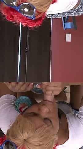 Ebony College Girl Sucks off Tudor's Bwc to Huge Cumshot