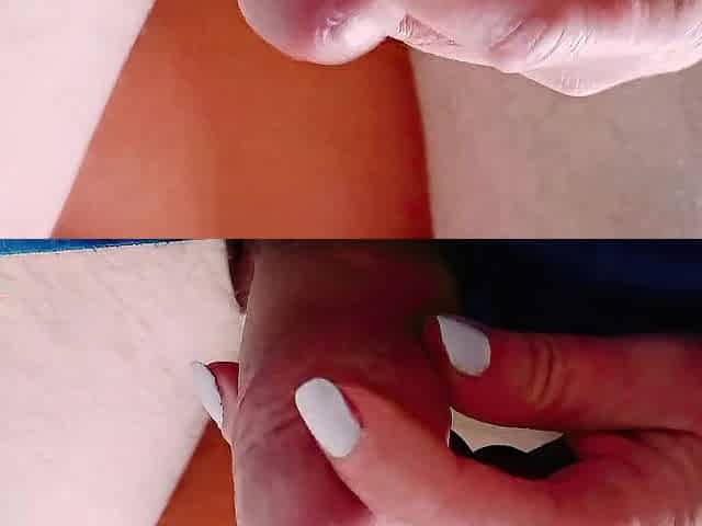 Tugjob with Urethra play