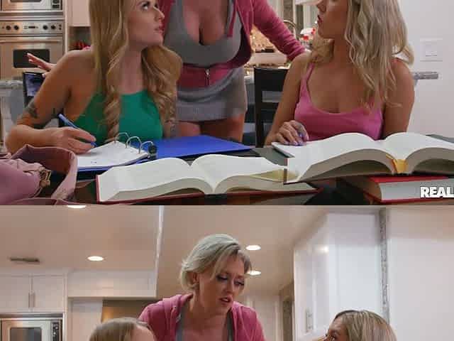 London River's Sensual Lesbian Affair with Schoolgirl Heat