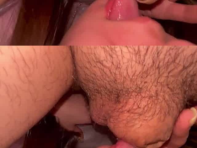 This adult but insanely short schlong, merely three cm, spurts such sexy cum in my throat