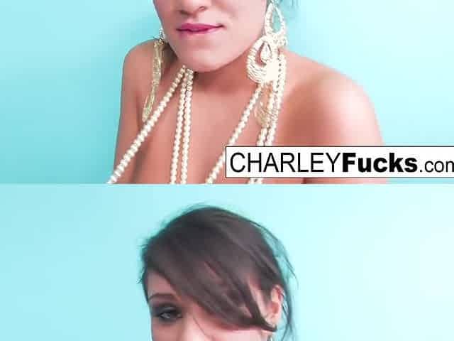 Charley Chases Oiled Up With Pearls