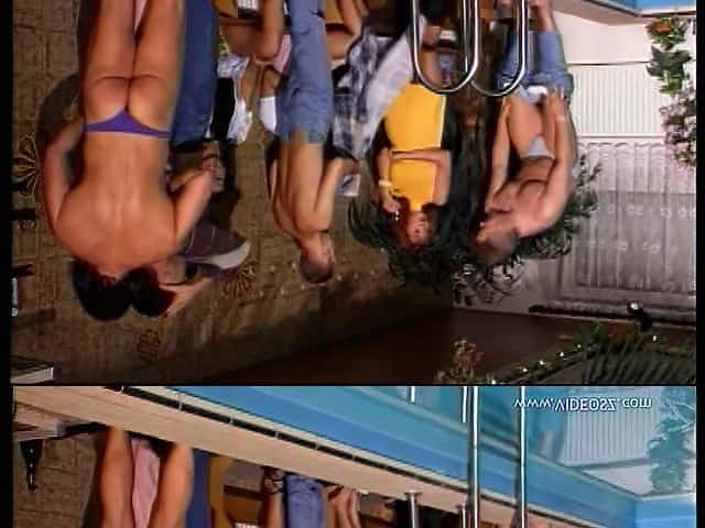 A fun party by the pool turns into a full blown orgy