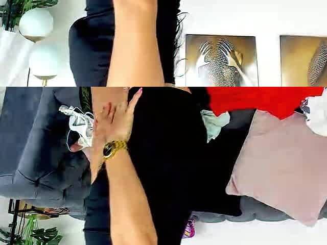 Beautiful MILF in a Dress Masturbates on Camera and Wants to Be Fucked