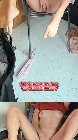 getting so loud with my sex-toy in the shared hostel room... what if somebody walks in?