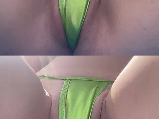 Artemisia Love POV twat close up at the beach