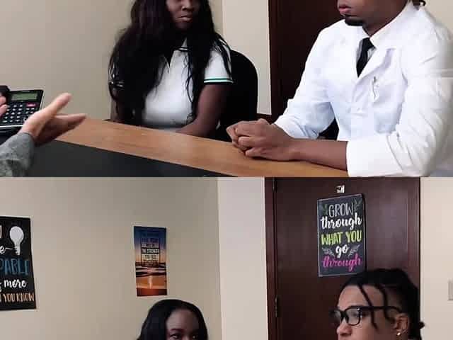 Black milf rides principal and milks bbc