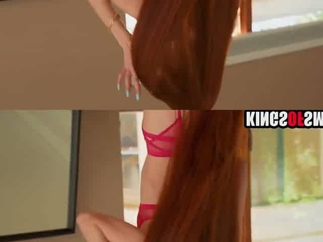 Redhead mother I'd like to fuck DPed by two BBC