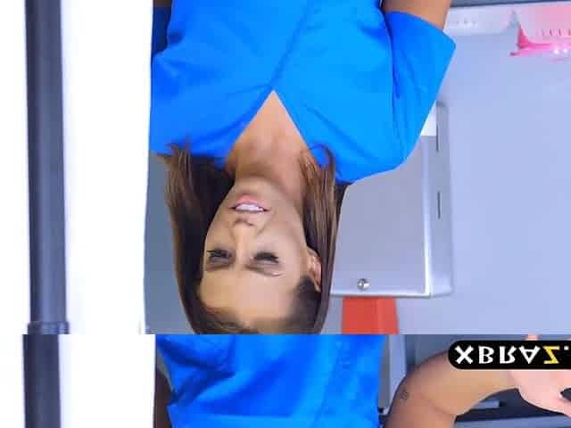 Large butt teen doctor Kelsi Monroe fucks her large knob patient