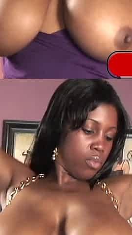 Ebony Babe Maserati XXX Stuffs Her Pussy with a Huge Toy!