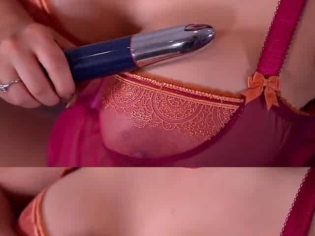 Tigerr Benson - Carnal Moments - Busty Asian Crams Pink Pussy With Vibrator