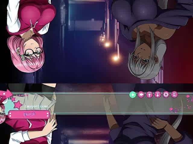 Lilly's Surprise Night Oral-sex to Pinky Head Emily in the Public Alley