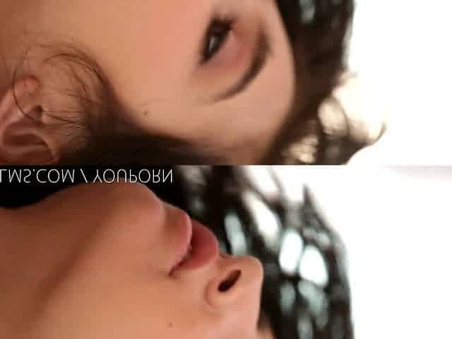 look into her eyes whilst that babe sucks on your dick
