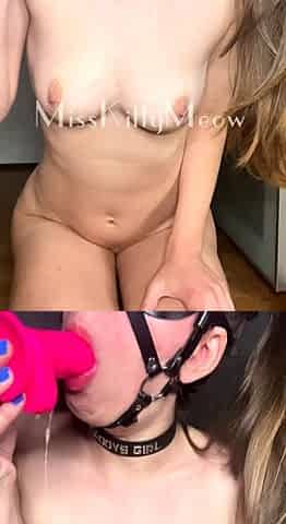 Small titted brunette amateur anal nailed at home