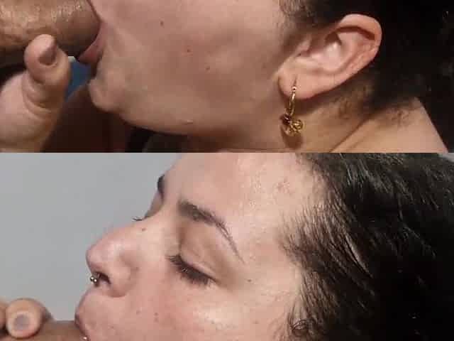 A charming big beautiful woman with a large booty gets banged hard.