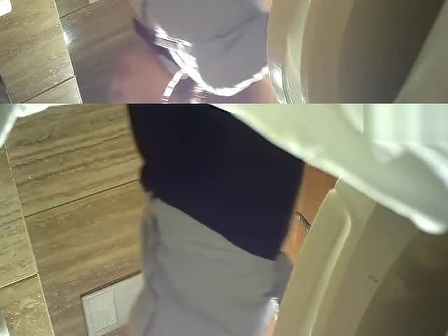 peek a boo at public toilet 2