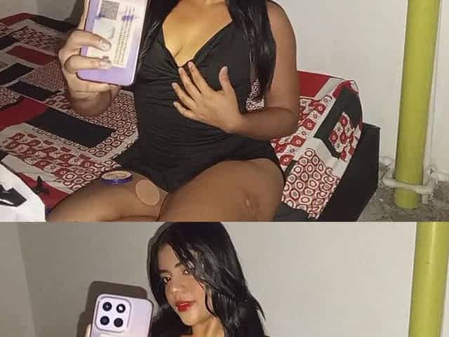 Beautiful Brunette From Colombia Sends Photos of Her Vagina to Her Boyfriend and He Comes to Fuck Her