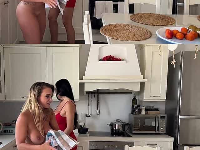 An anal foursome for breakfast