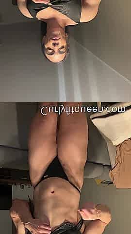 This muscle mamma will castigate that knob of yours