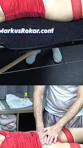 Masseur Fuck My Wife on Massage Bed - Full Video