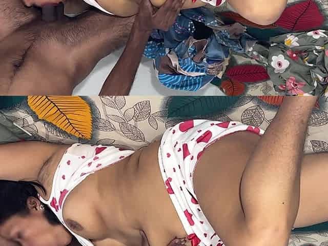 Beautiful Girl Gave Full Blowjob, Foreplay Pussy Rubbing, 69 Position Sucking and Hardcore Anal and Vaginal Sex
