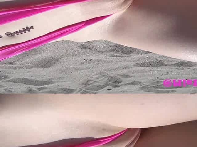 Beach exhibition compilation: provocative bikinis and nudity at the beach