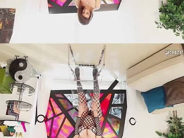 Squirting Sara Jay Just Got A Clear Chair! Solo Performance Action!