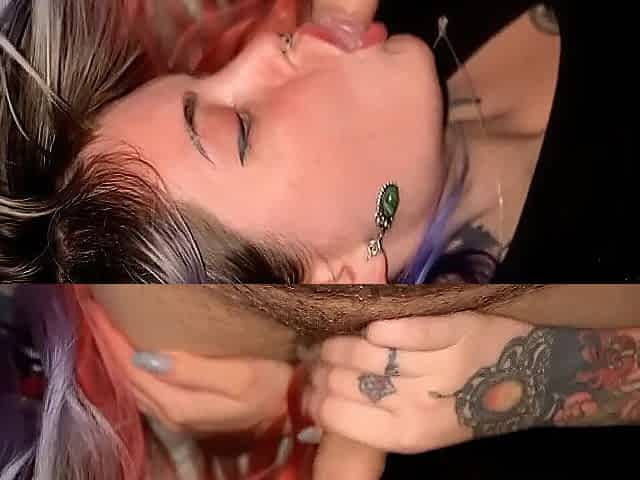 oral-job, carpet munch, squirt, cum on abdomen