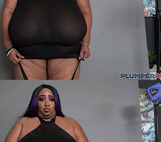 Interracial hardcore with obese BBW Cotton Candi - giant black tits, fat ass, black ass