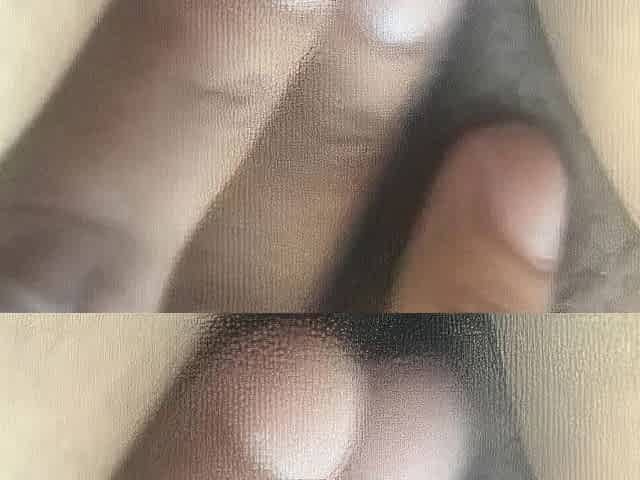 Fingered in parking lot by stranger